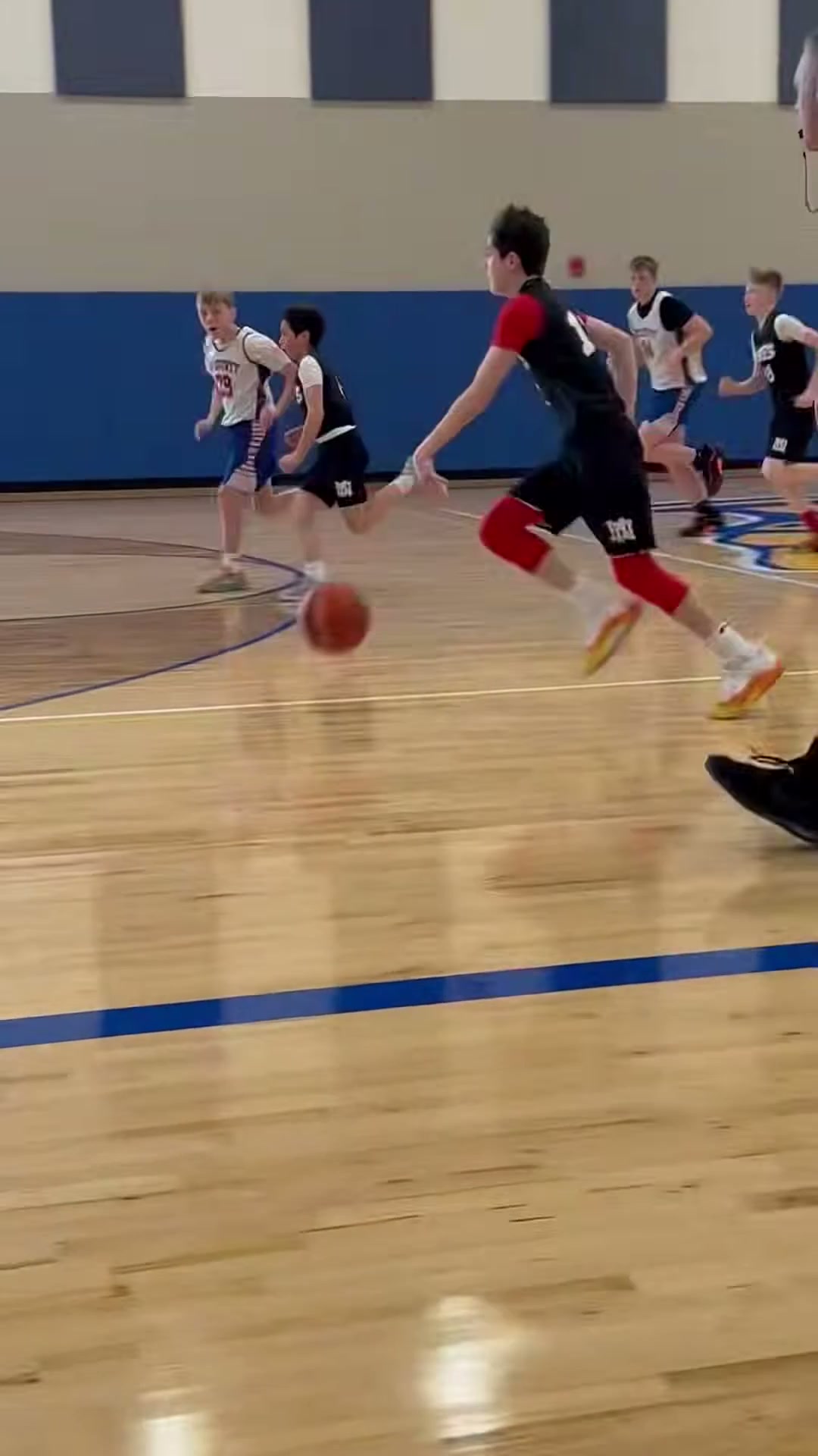 Ben, number 10, in game footage from clip 02
