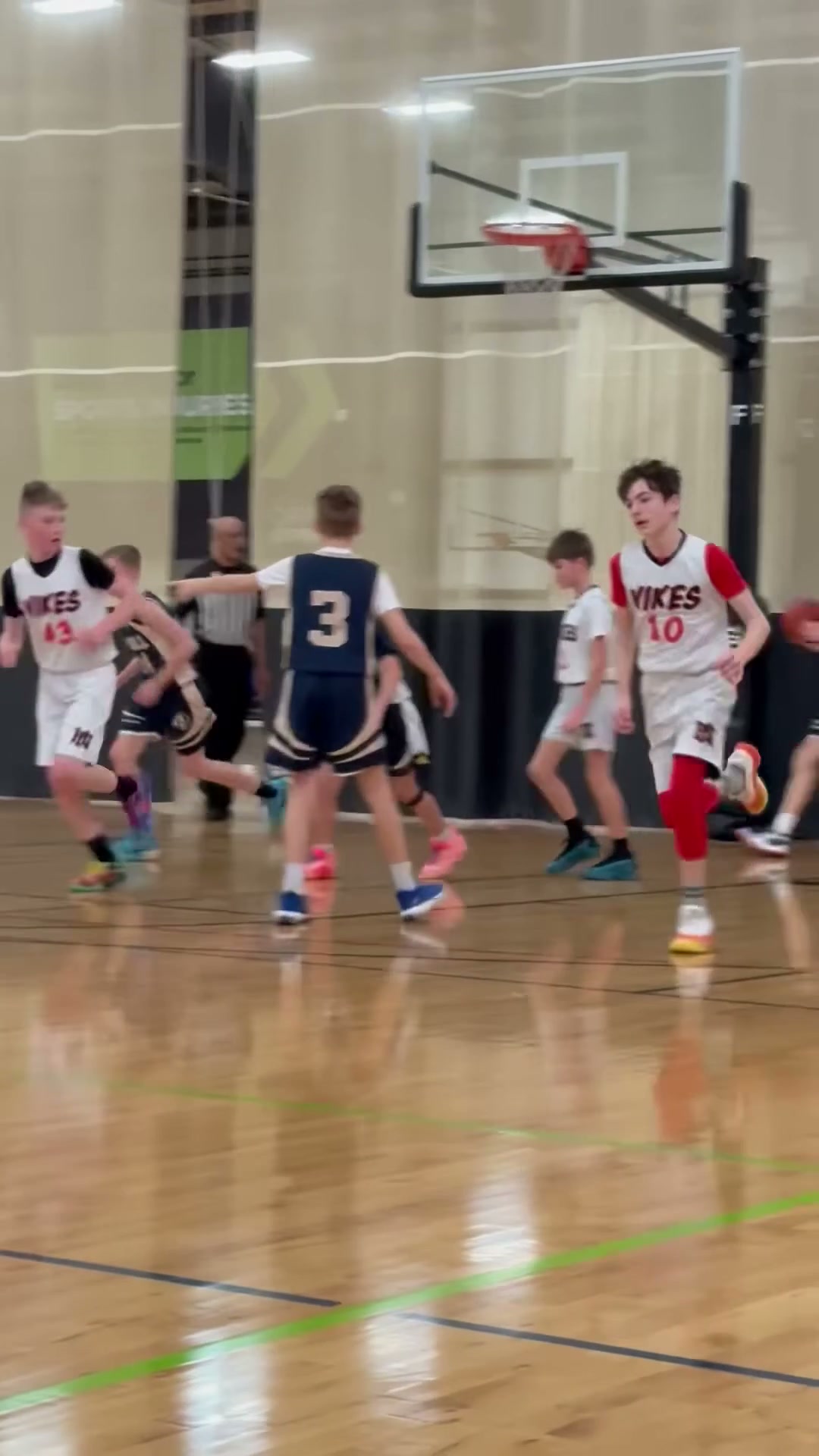 Ben, number 10, in game footage from clip 37